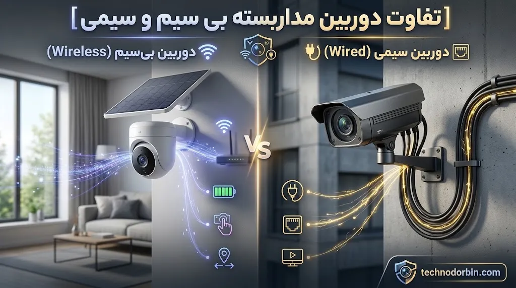 نصب دوربین بی سیم