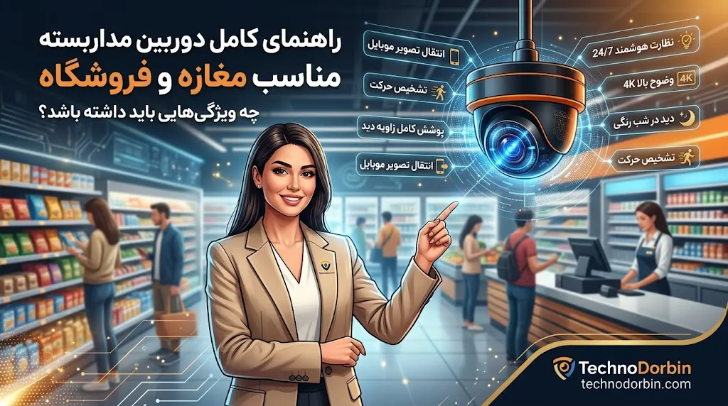 دوربین مداربسته مناسب مغازه و فروشگاه چه ویژگیهایی باید داشته باشد؟