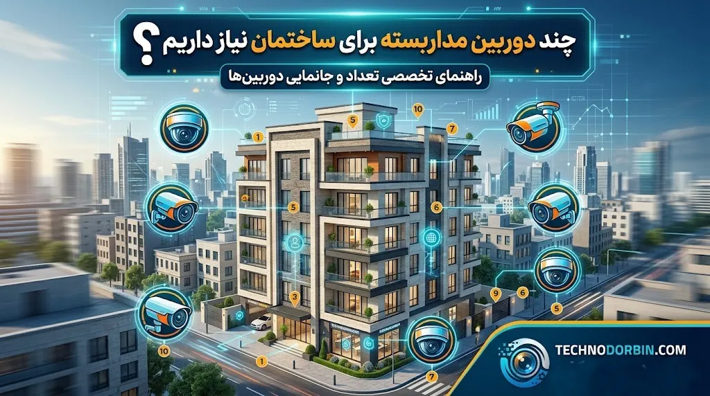 چند دوربین مداربسته برای یک ساختمان نیاز داریم؟ راهنمای انتخاب تعداد دوربین