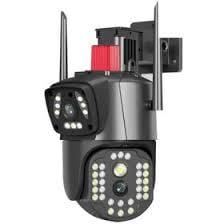 مینی اسپید دام سیمکارتی 8MP 4K دو لنزه بیسیم مدل C10-564 آژیردار