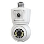 دوربین لامپی چرخشی دو لنز 4 مگاپیکسل