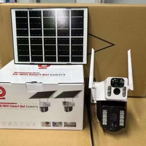 دوربین مداربسته مینی اسپیددام سولار سیمکارتی ۲ لنز