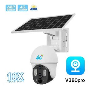 دوربین چرخشی زوم دار 10 برابری خورشیدی سیمکارتی