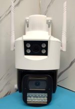 دوربین چرخشی 2 لنز سیمکارتی پروژکتوردار