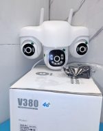 دوربین اسپیددام چرخشی سه لنز سیم کارت خور