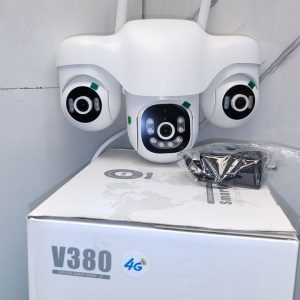 دوربین اسپیددام چرخشی سه لنز سیم کارت خور